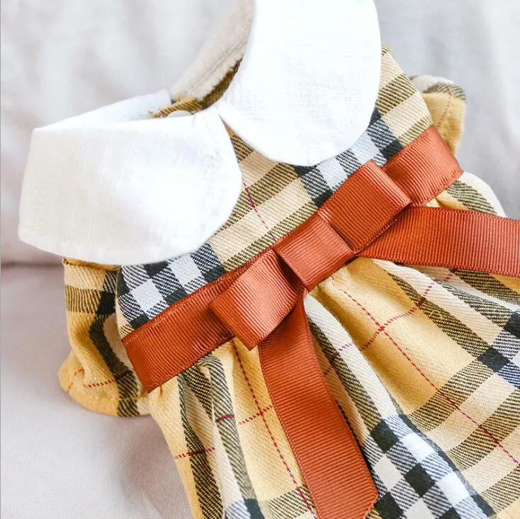 ADORABLE - Plaid & Bow Patturn, Cats, Dogs