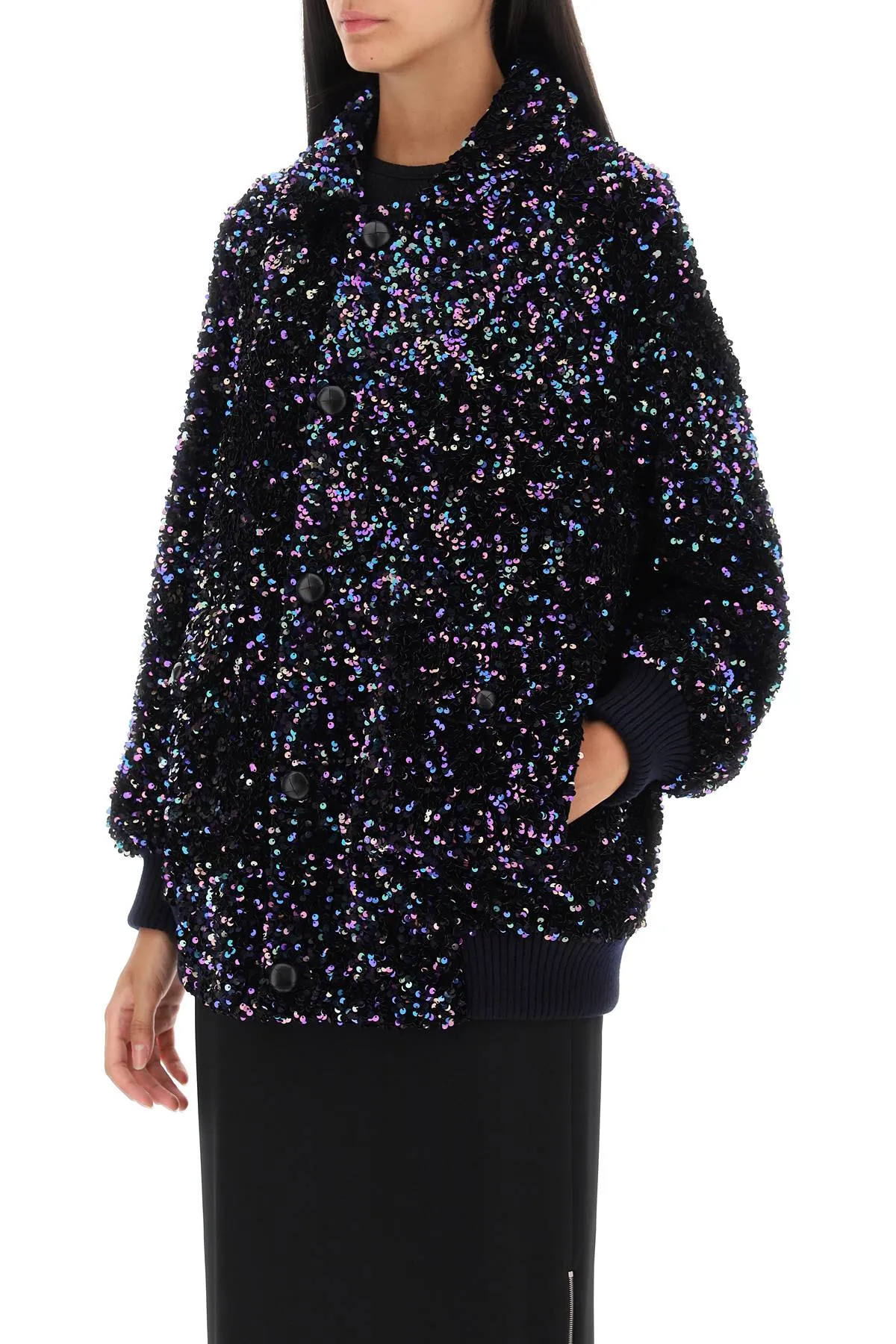 aileen chabo sequined bomber jacket