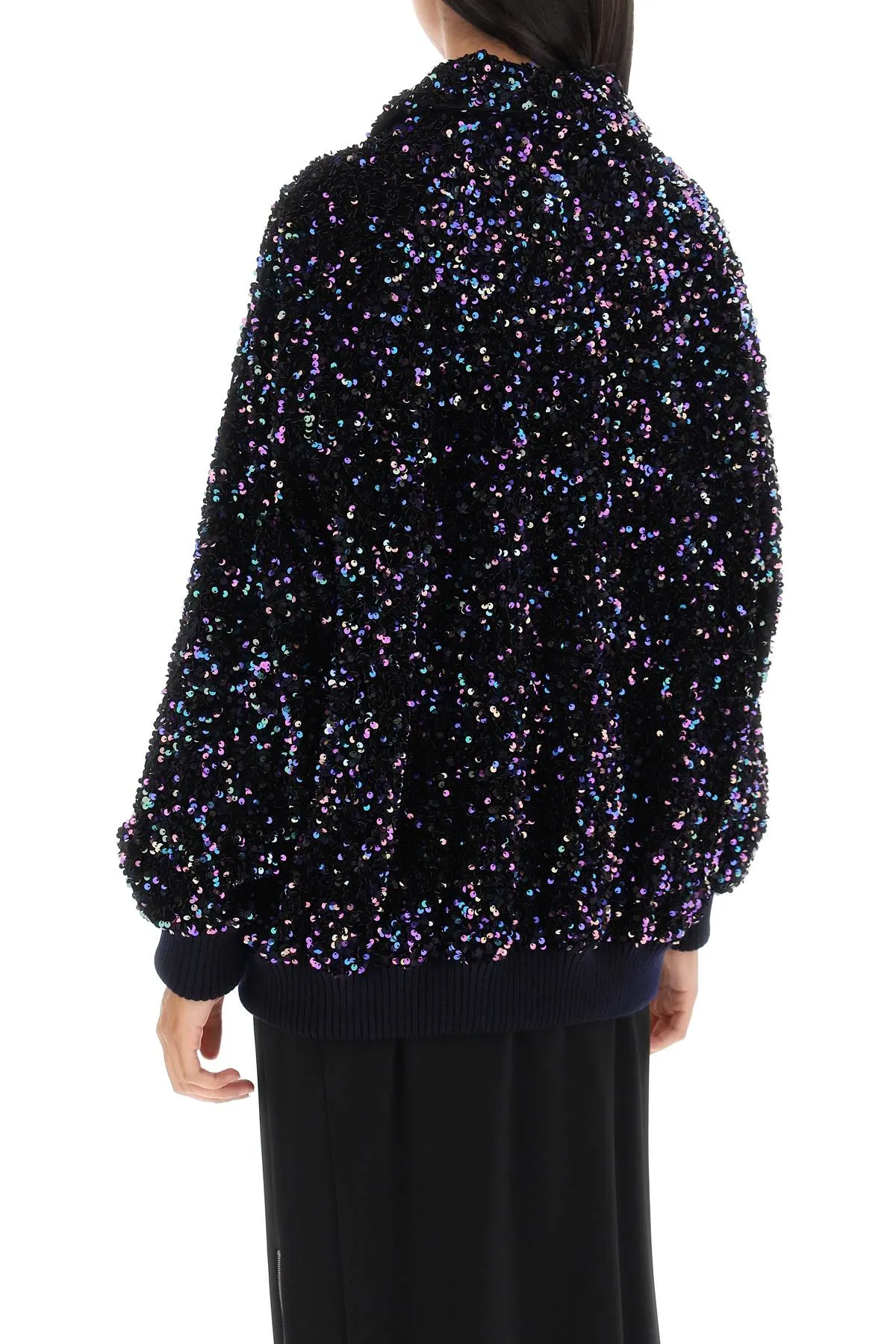 aileen chabo sequined bomber jacket