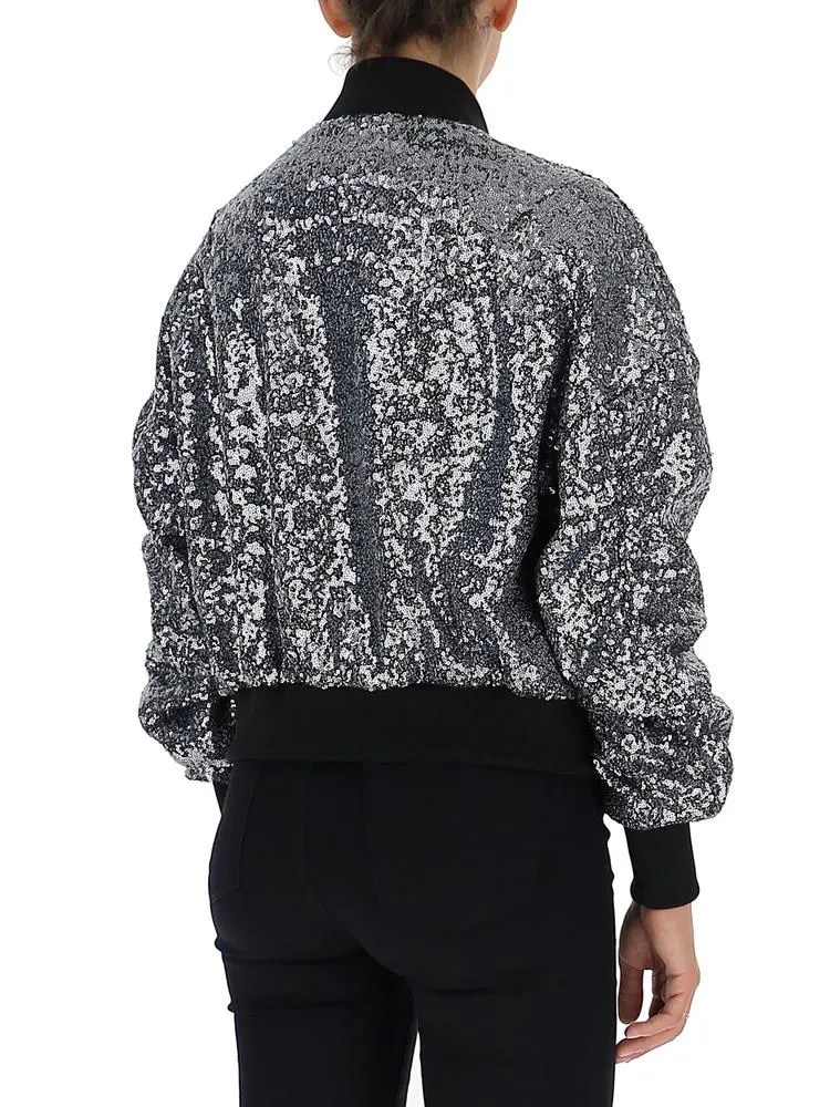 Amen Sequined Bomber Jacket