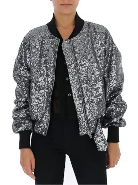 Amen Sequined Bomber Jacket