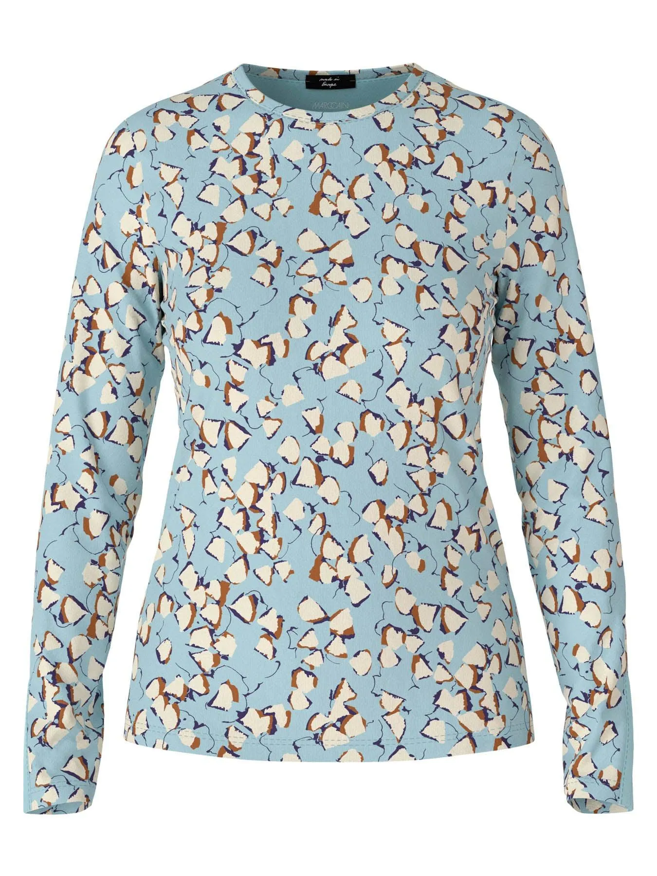 Atmospheric Blue Print Pullover