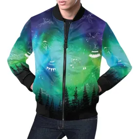 Aurora Medicine Animals Bomber Jacket for Men