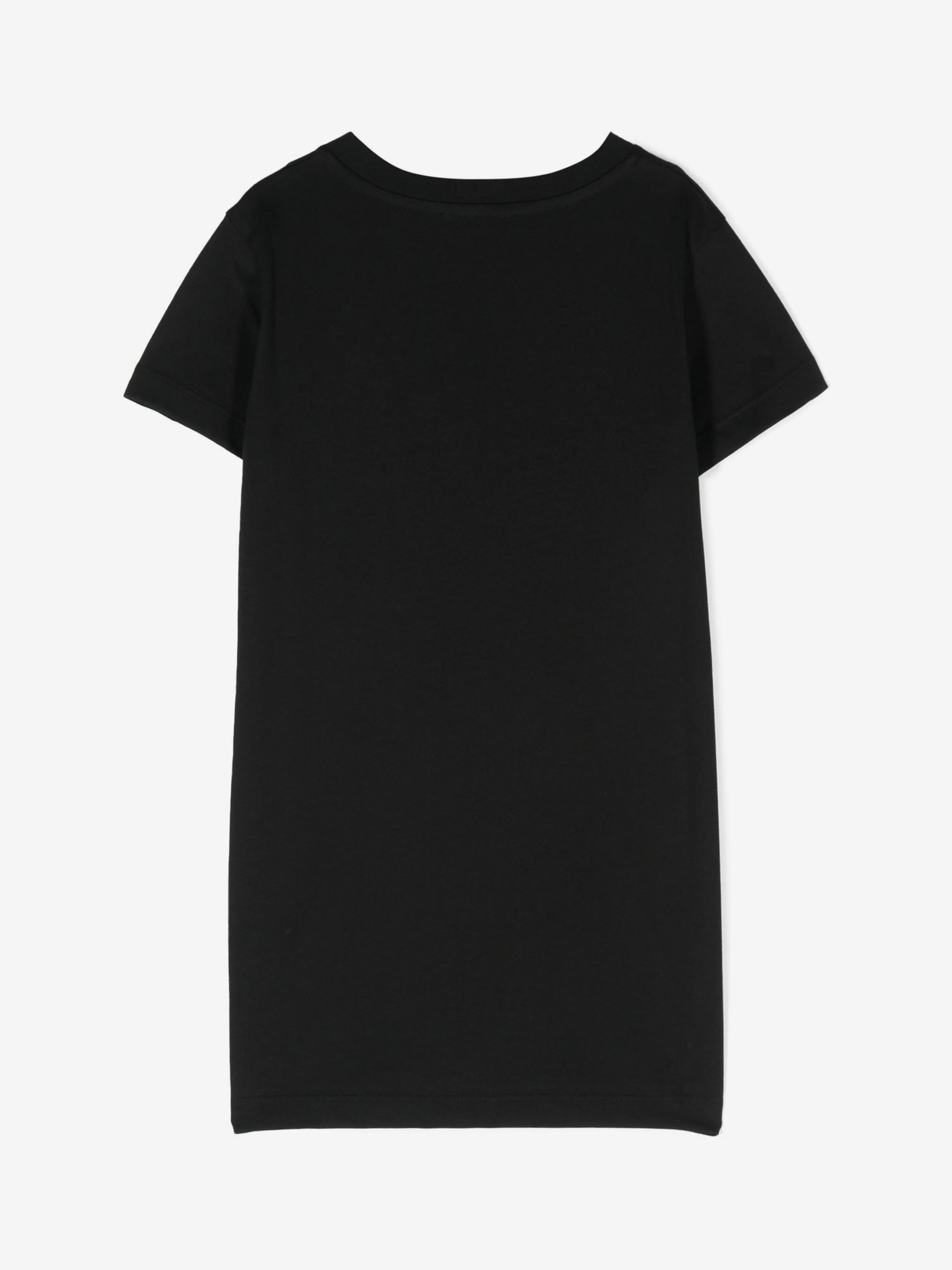 Balmain Girls Paris Logo Jersey Dress in Black