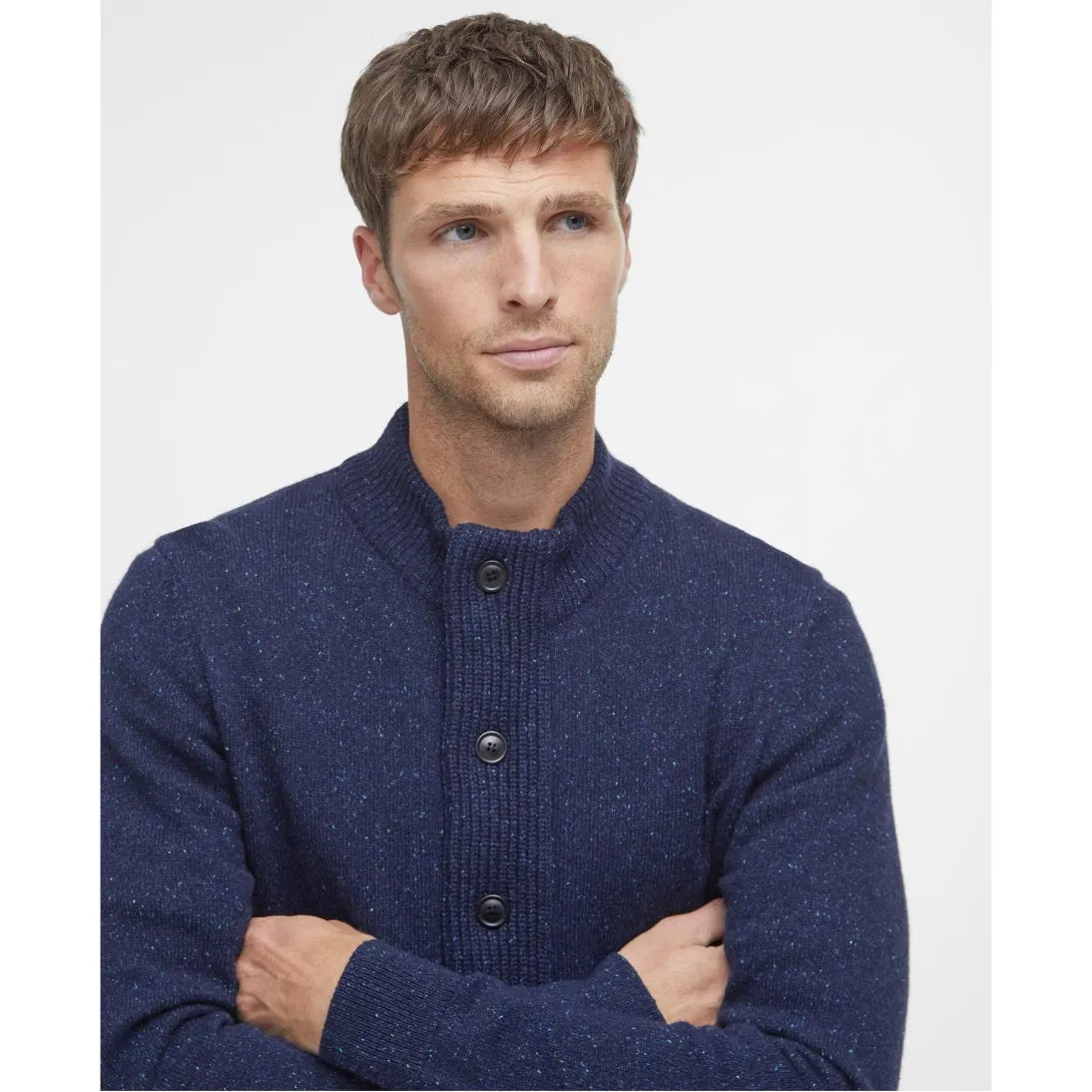 Barbour Essential Tisbury Sweatshirt Zip Through MKN1341NY91 Navy