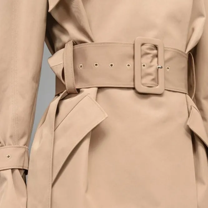 Basic structure signature trench coat