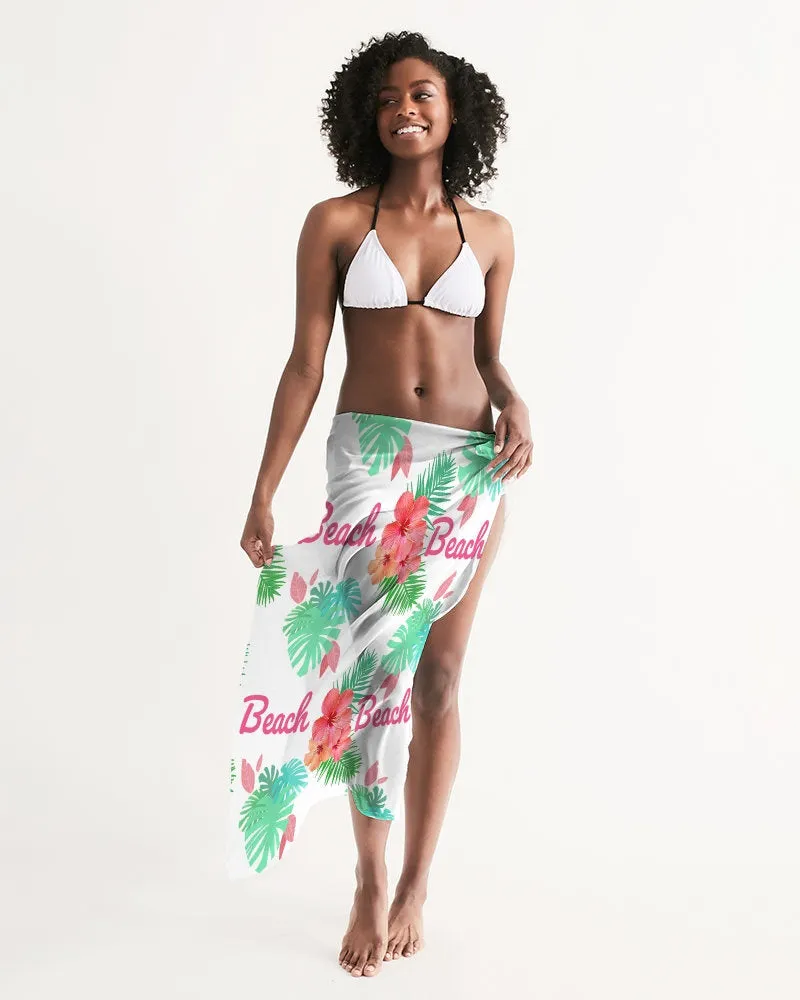 Beach Flora Swimsuit Cover Up