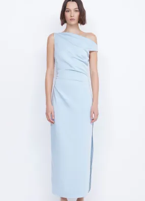 Bec   Bridge - Rochelle Asym Midi Dress - Dolphin Blue