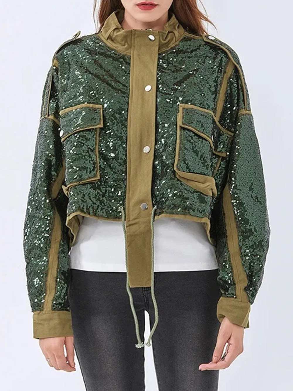 Beverly Sequined Casual Jacket