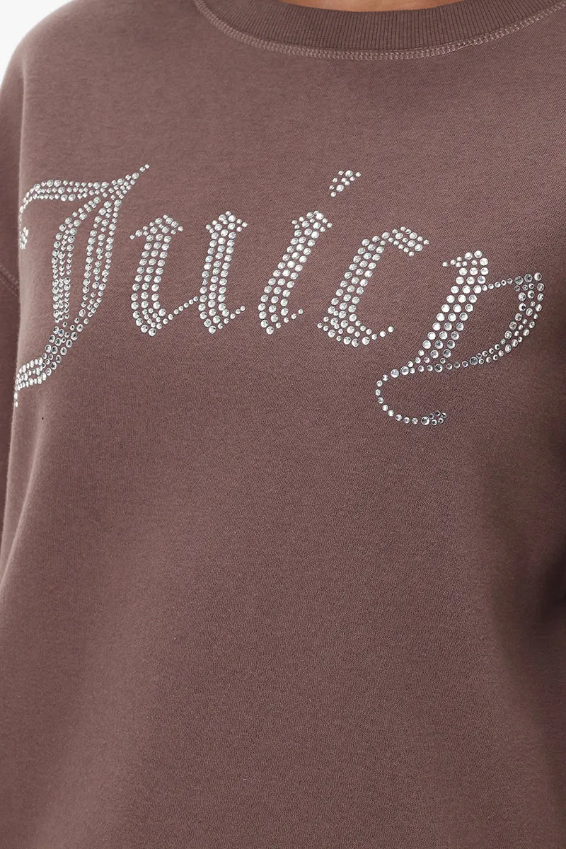 Big Bling Fleece Crewneck Pullover