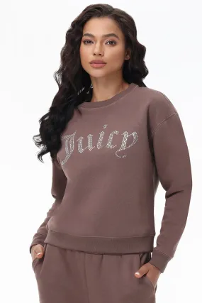 Big Bling Fleece Crewneck Pullover