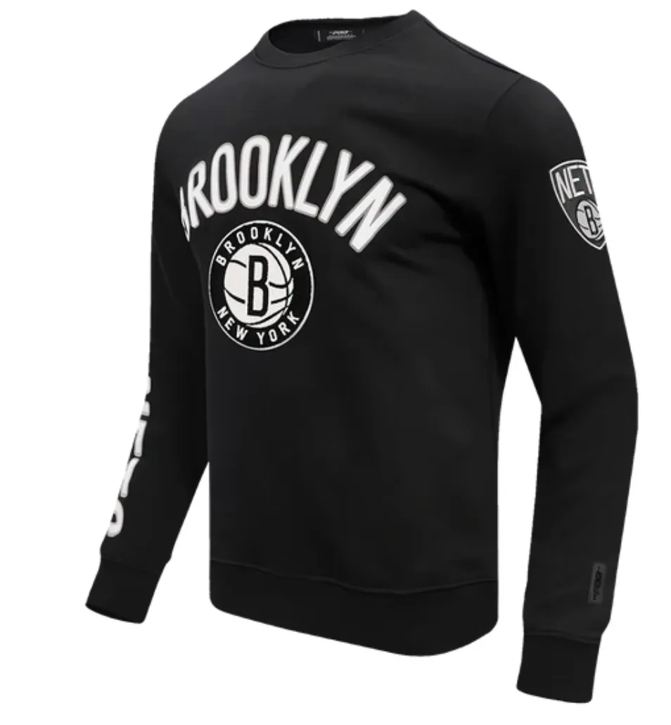 BROOKLYN NETS Classic Stacked Sweater Pullover