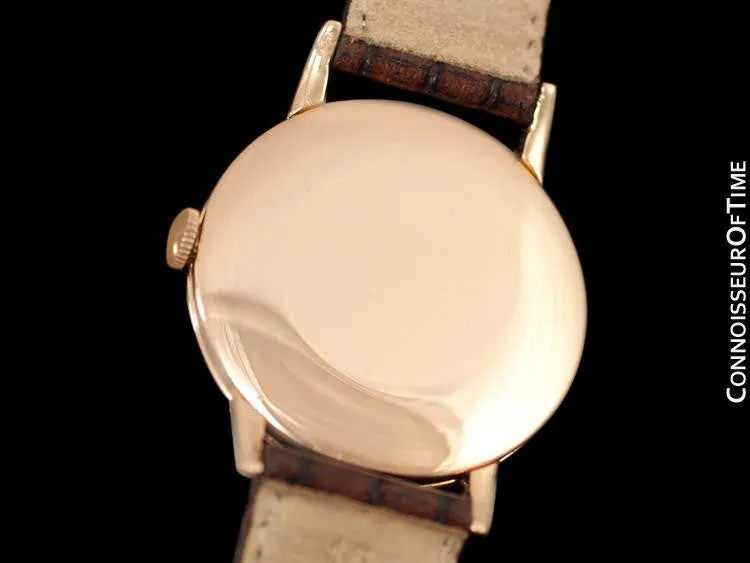 c. 1950's Patek Philippe Vintage Mens Midsize Handwound Watch, Ref. 1471 - 18K Rose Gold