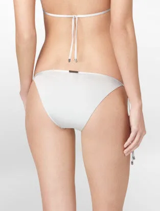 CALVIN KLEIN Sequined String Bikini Bottom (2 Colors)