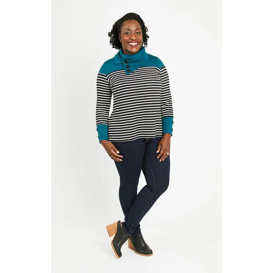 Cashmerette Tobin Sweater - UK Sizes 16 - 32