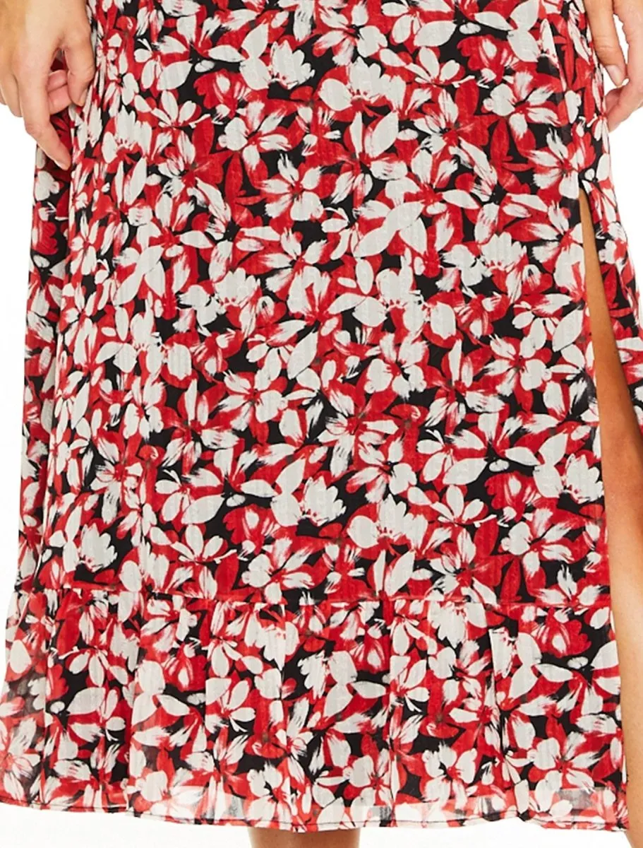 CHERRY BOMB MIDI DRESS