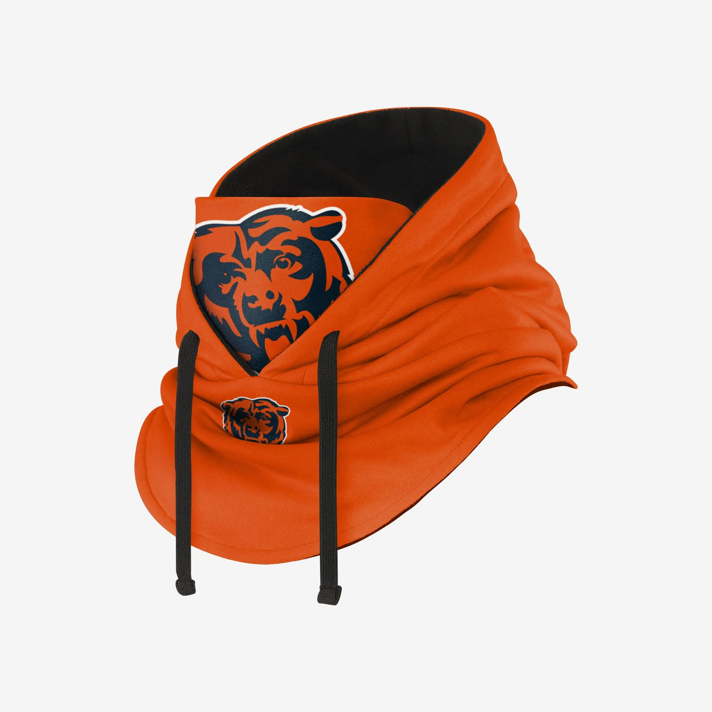 Chicago Bears Alternate Team Color Drawstring Hooded Gaiter