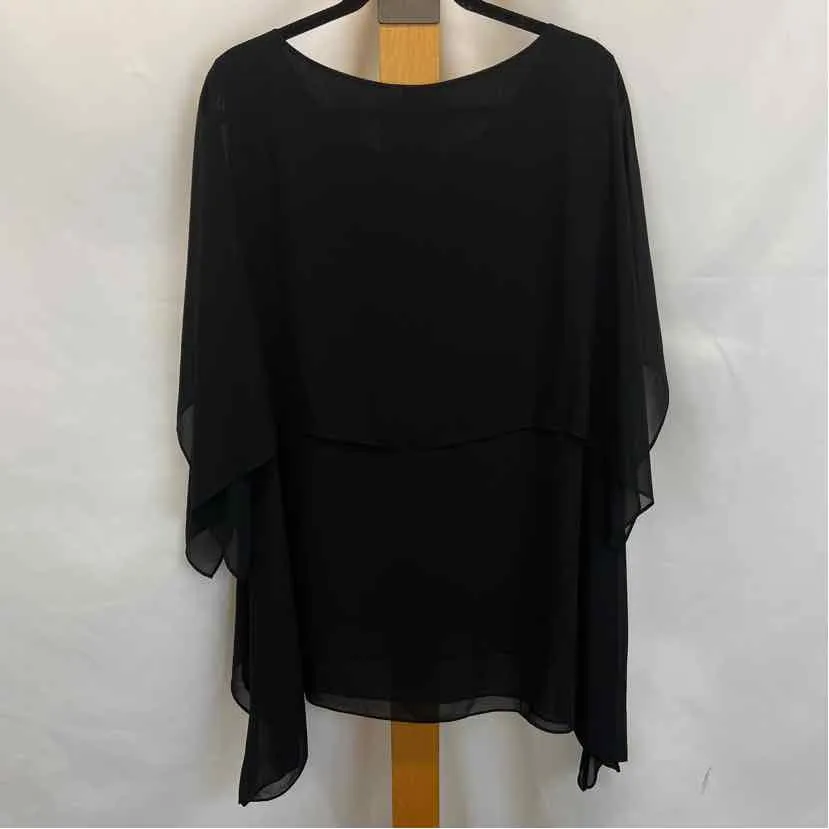 Chico's Women's Size XXL Black Solid Tunic