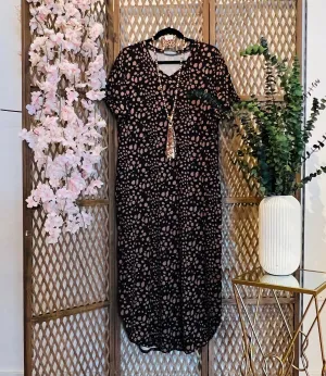 City Chic Cheetah Print Maxi Dress