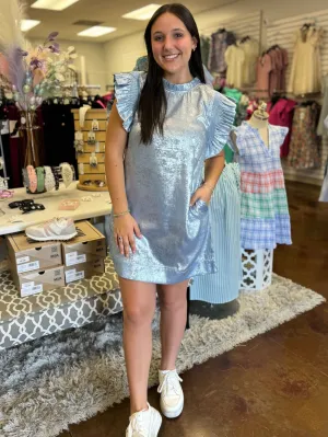 Cloud Nine Metallic Dress