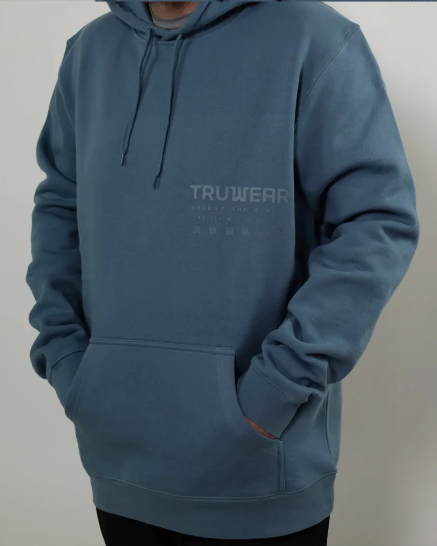 Coordinate Slate Blue Hoodie