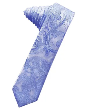 Cornflower Tapestry Skinny Necktie