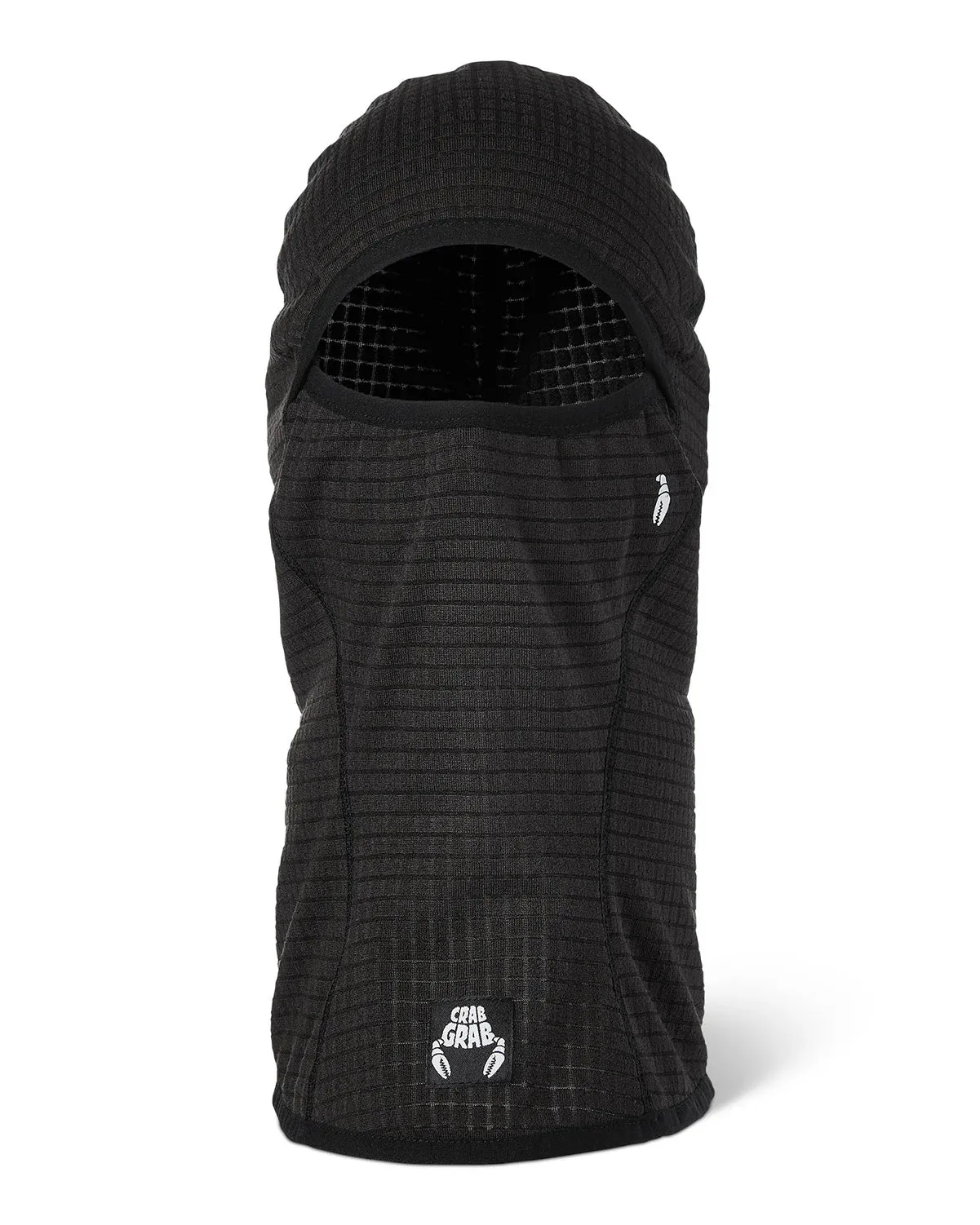 Crab Grab Clawva Waffle Fleece Balaclava - Black