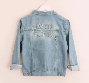 Custom Mrs Sparkle Denim Jacket