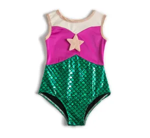 Disney Little Mermaid Ariel Girl's Character Swimsuit