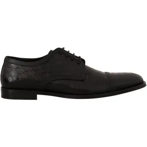 Dolce & Gabbana Exotic Leather Formal Lace-Up Shoes