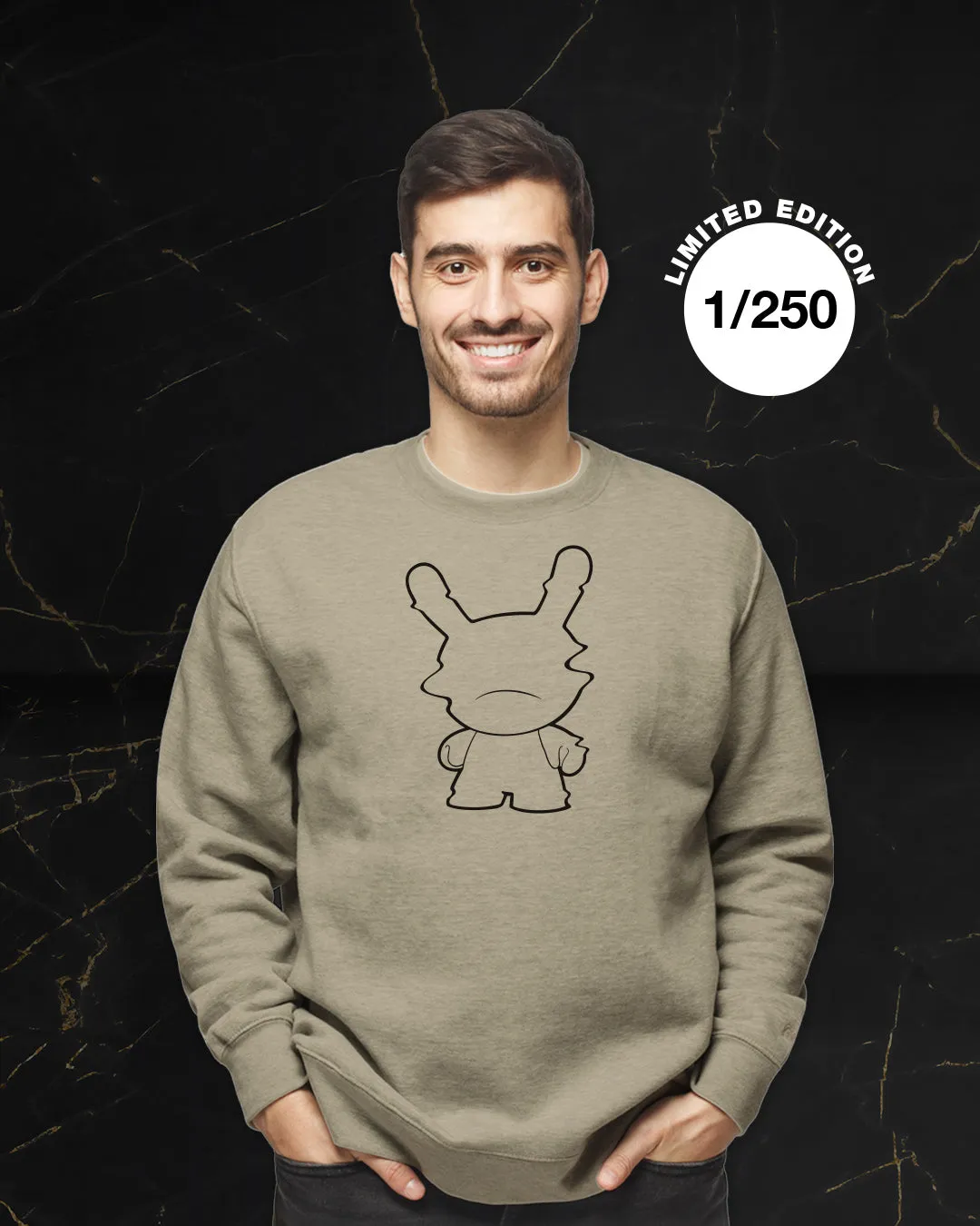 Dunny Glitch Unisex Oversized Pullover Sweatshirt (Limited Edition of 250)