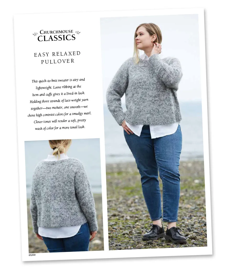 Easy Relaxed Pullover Using Lang Cloud