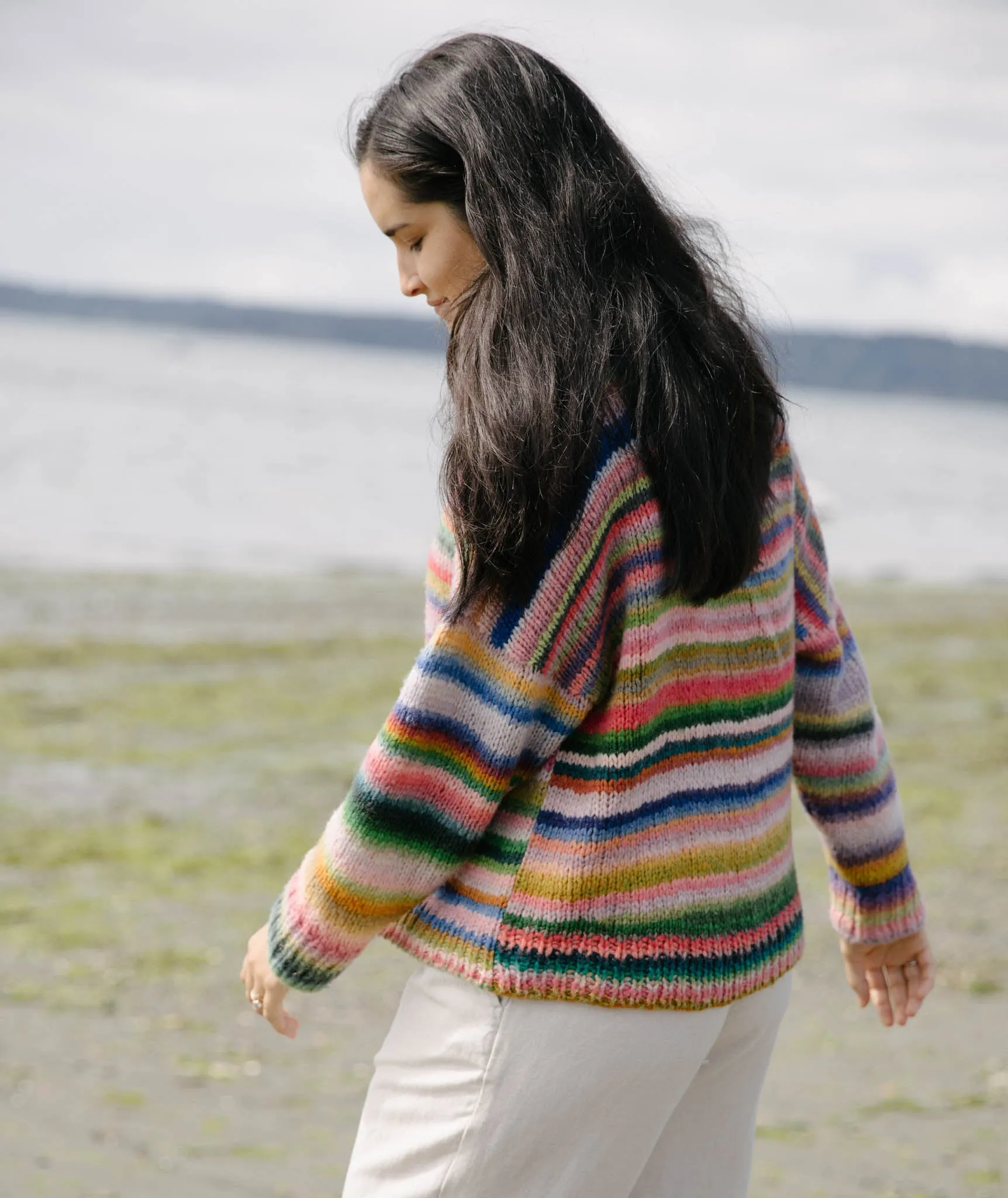 Easy Relaxed Pullover Using Lang Cloud