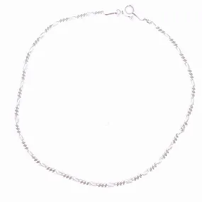 Figaro Anklet, Sterling SIlver