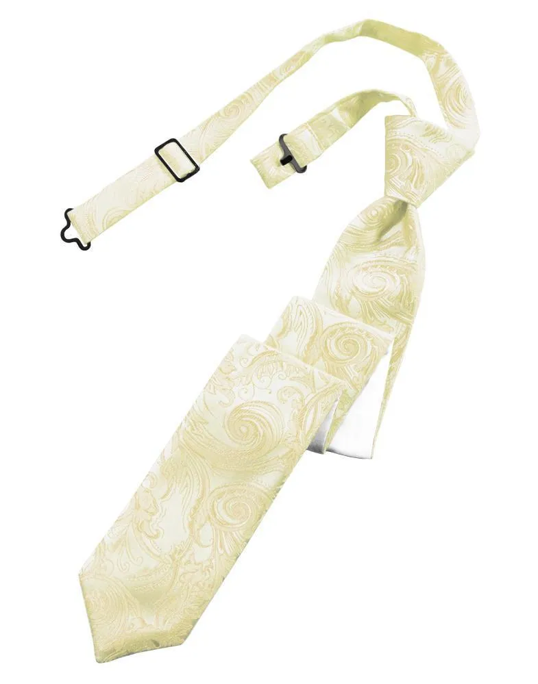 Golden Tapestry Skinny Necktie