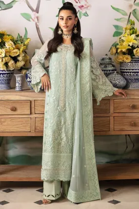 Gulaal |  Embroidered Chiffon 24  | Jade