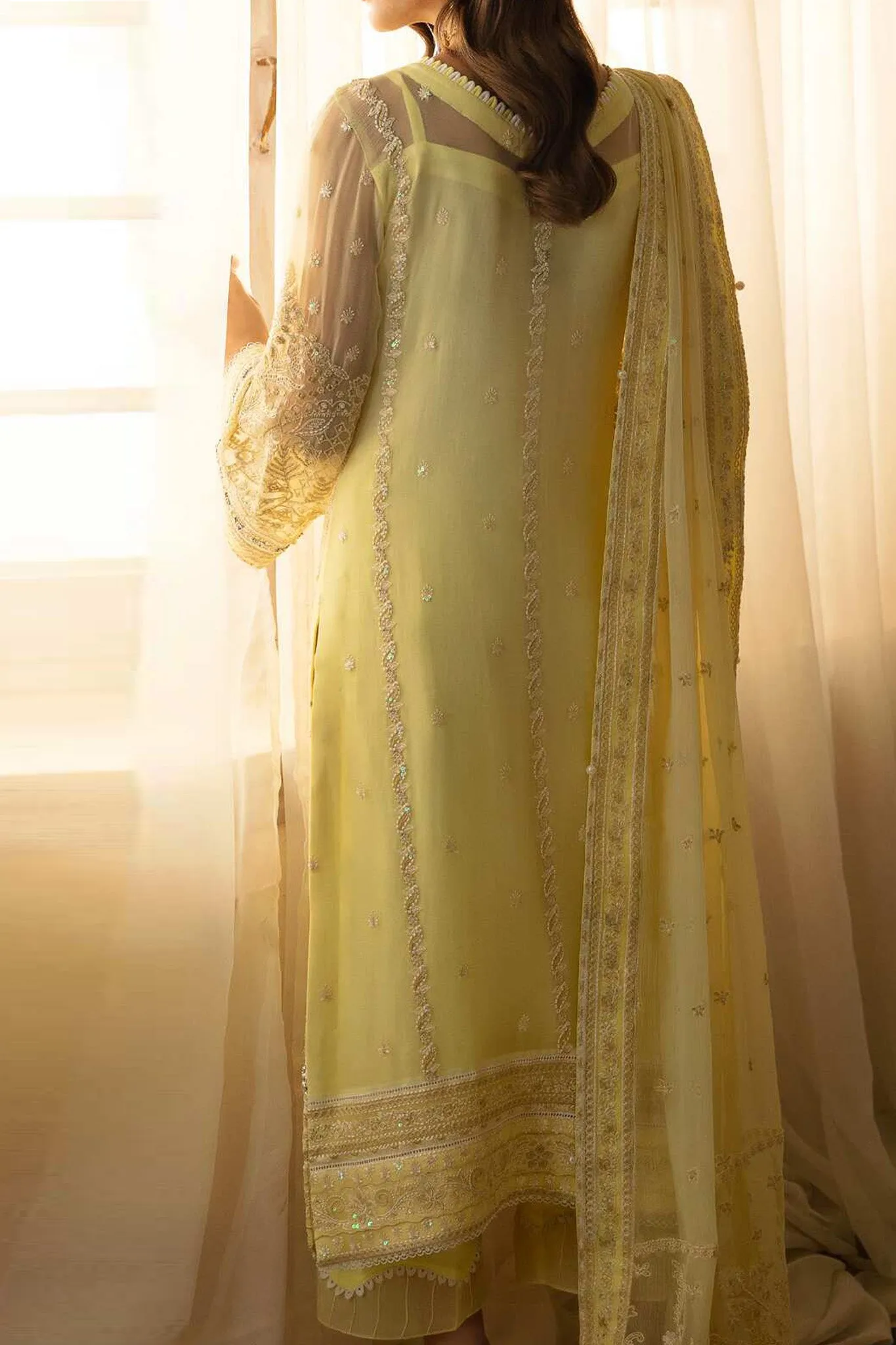 Gulaal Unstitched 3 Piece Luxury Formals Chiffon Collection'2024-07-Estrella