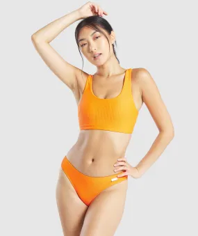 Gymshark Essence Bikini Top - Orange