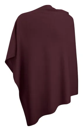 Harvest Poncho Wine One size