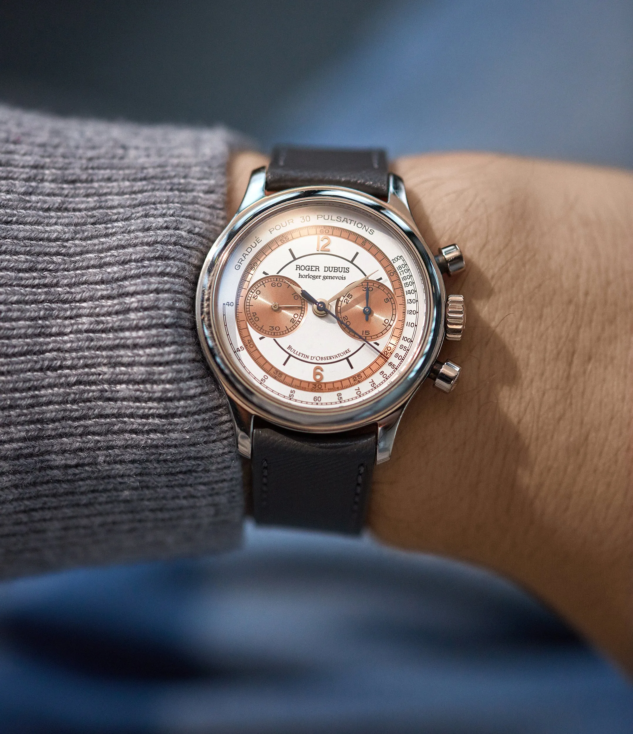 Hommage Chronograph H37 | White Gold