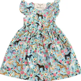 Horse Flutter Dress