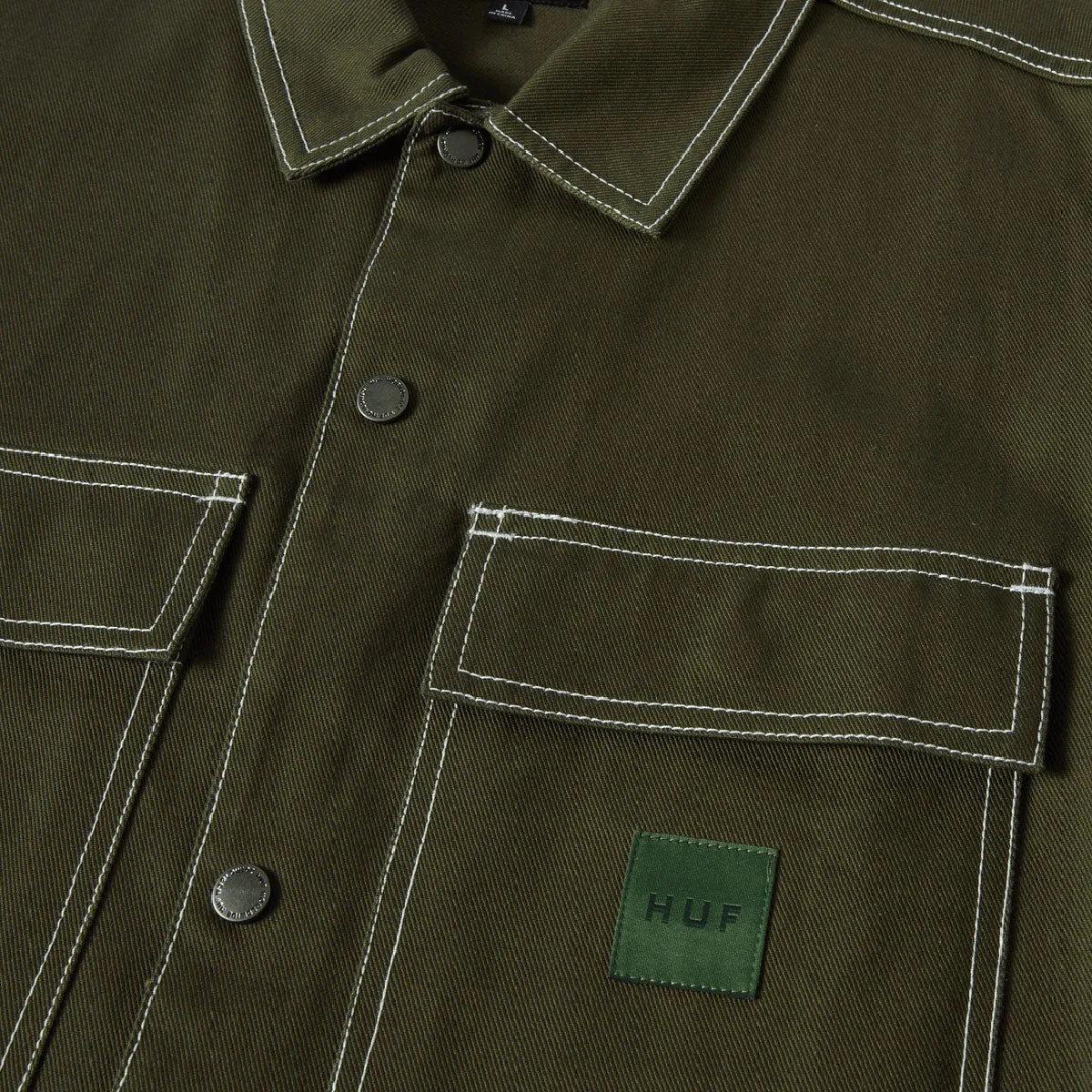 Huf Mason Shacket Jacket - Hunter Green