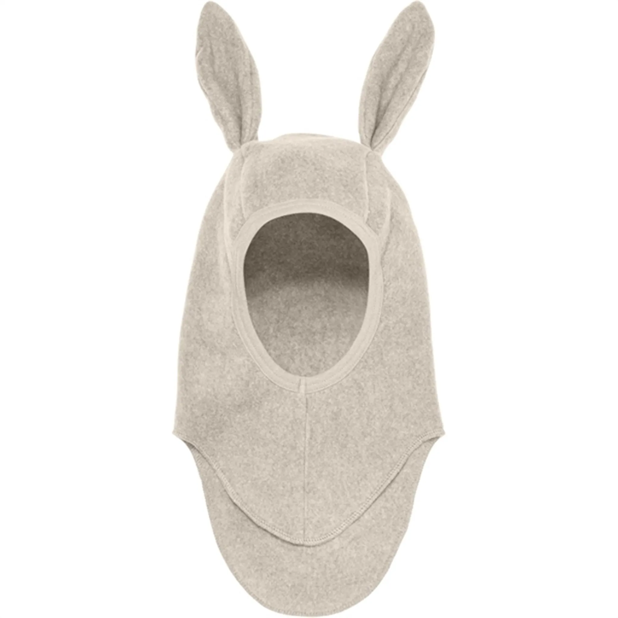 Huttelihut Balaclava Ears Cotton Fleece Camel Melange