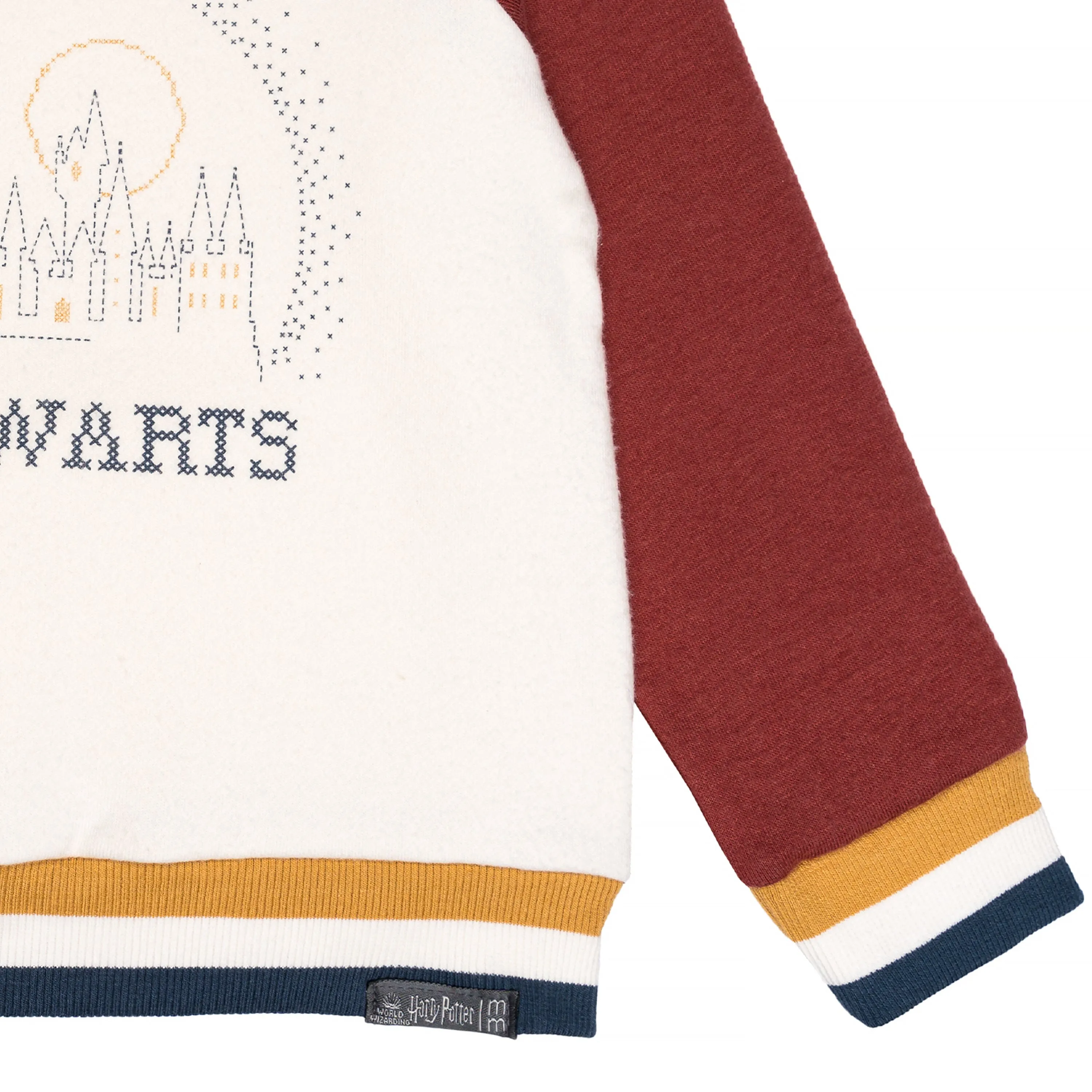 Infant and Toddler Neutral Hogwarts Ivory Colorblock Sweatshirt