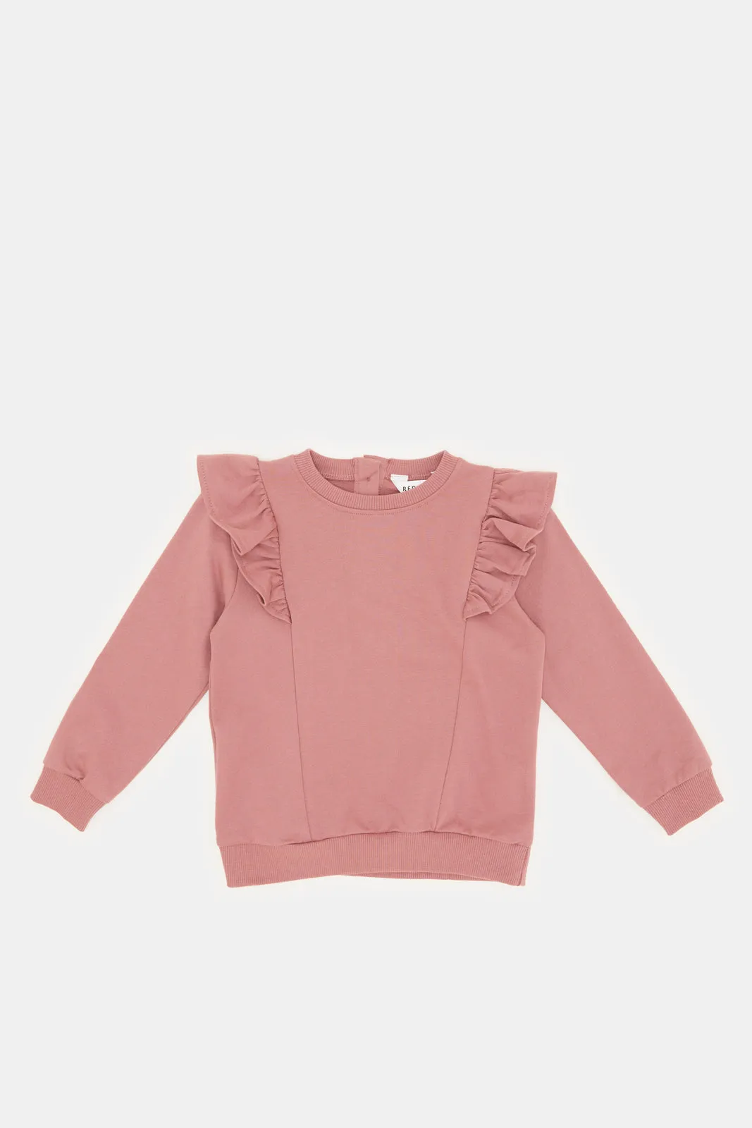 Infant Girls Ivory And Pink Sweatshirt Set (Pack of 2)