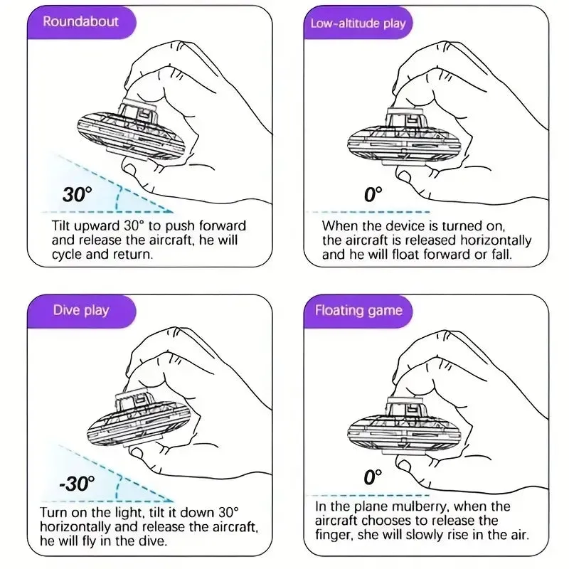 Interactive Flip Sensor Bomber Toy