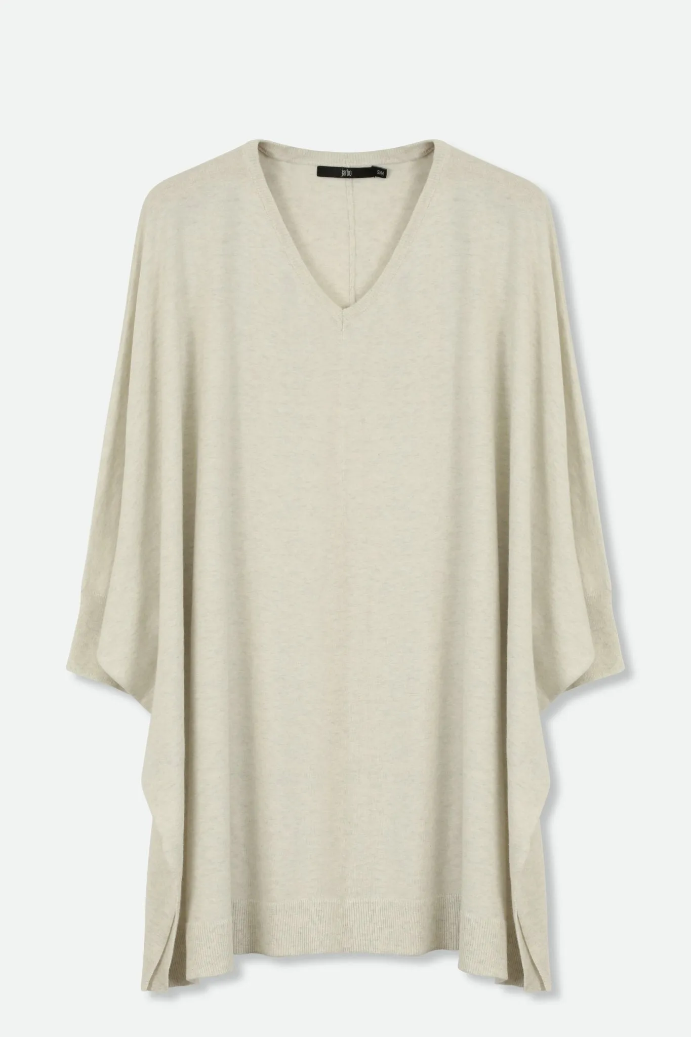 IRINA PONCHO IN KNIT PIMA COTTON STRETCH