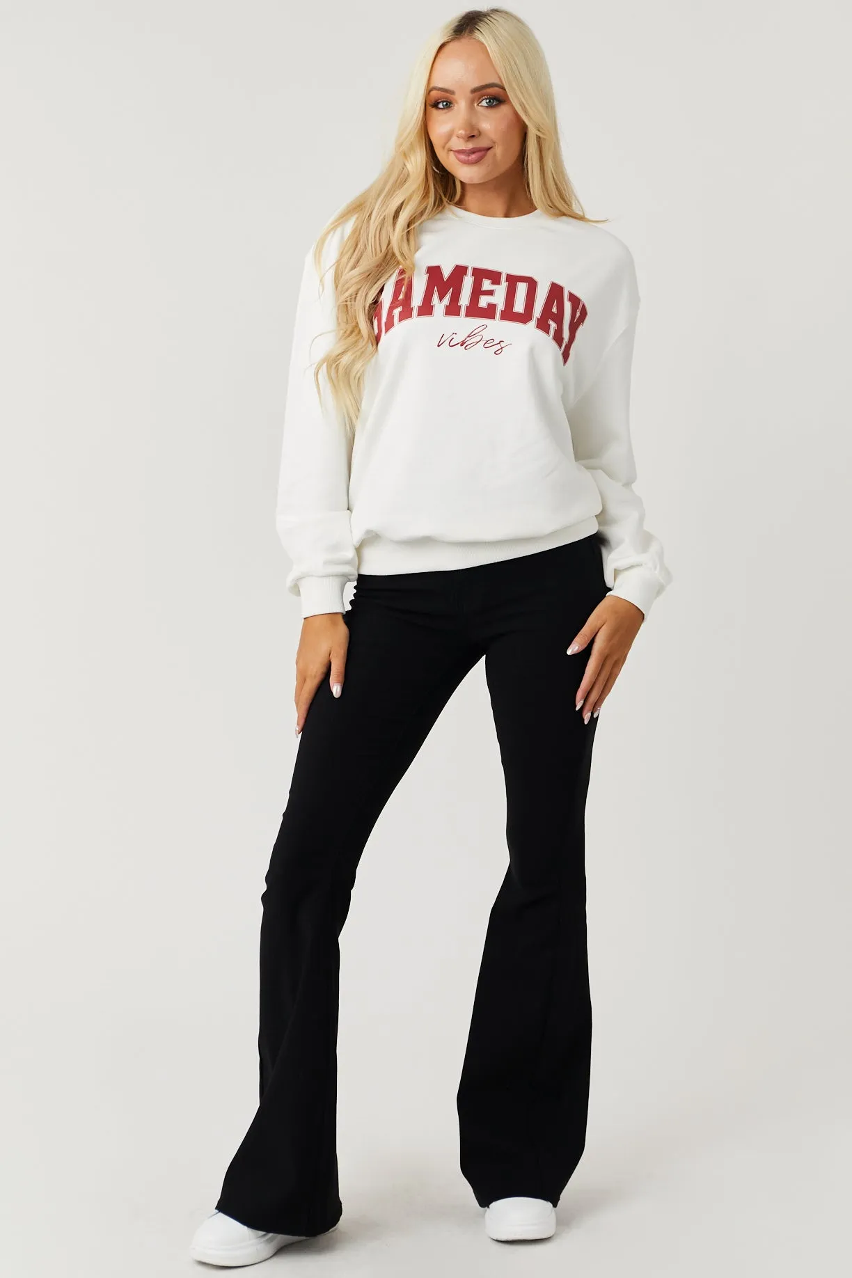 Ivory and Ruby 'GameDay Vibes' Graphic Sweatshirt