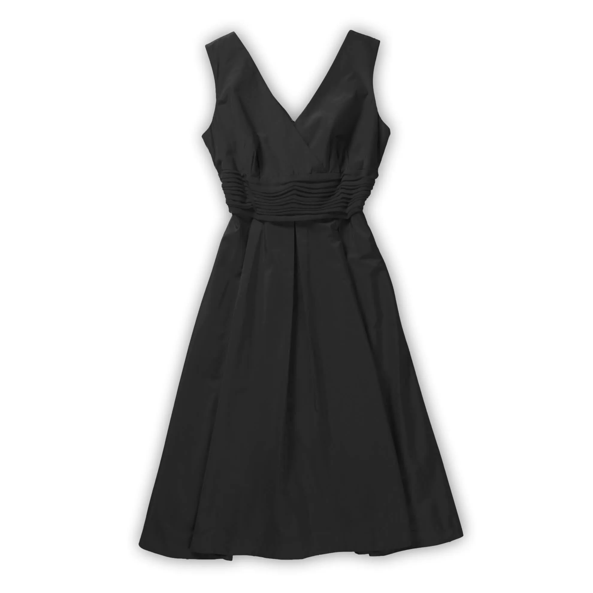 J. Peterman Women's 50's Silk Taffeta Cocktail Dress