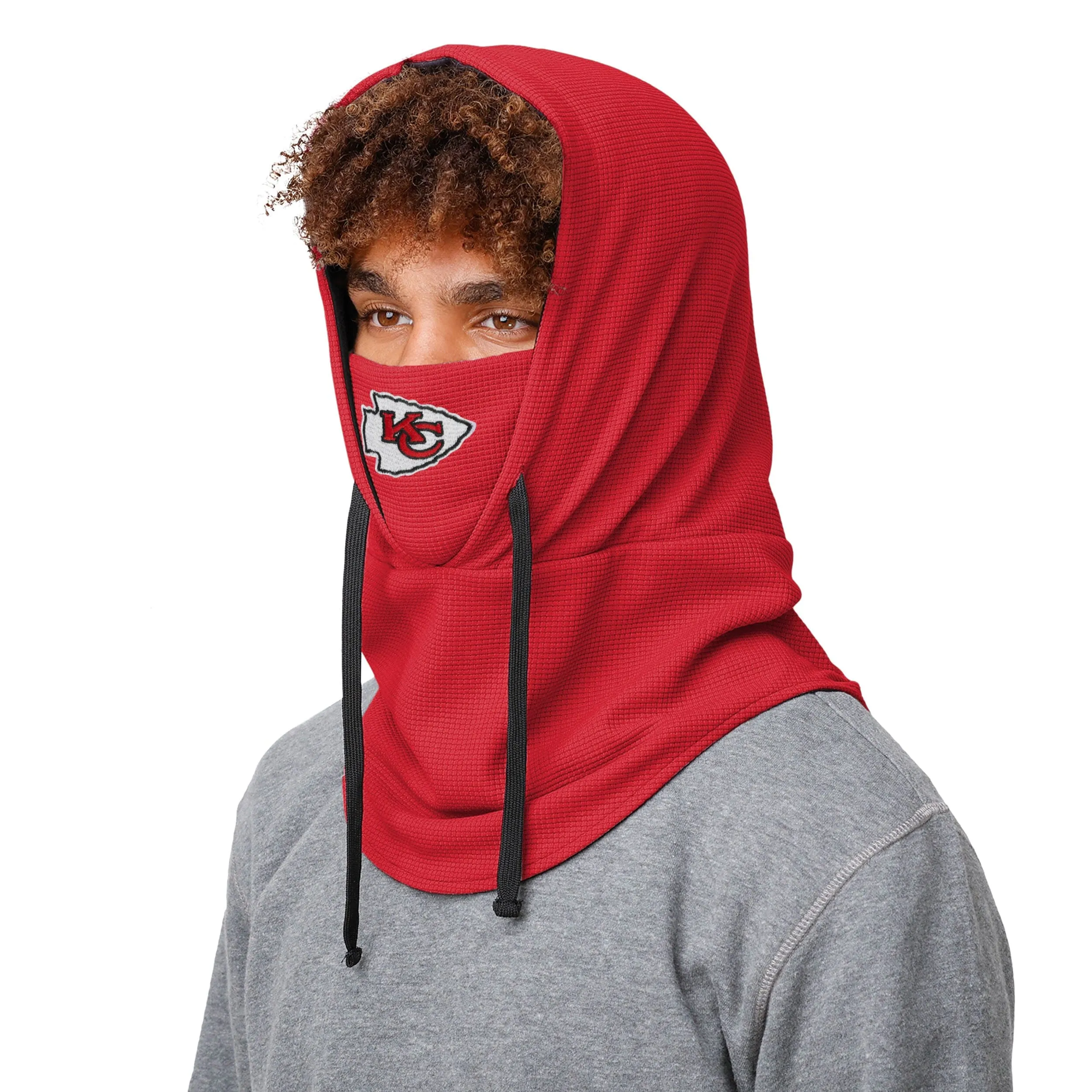 Kansas City Chiefs NFL Waffle Drawstring Hooded Gaiter